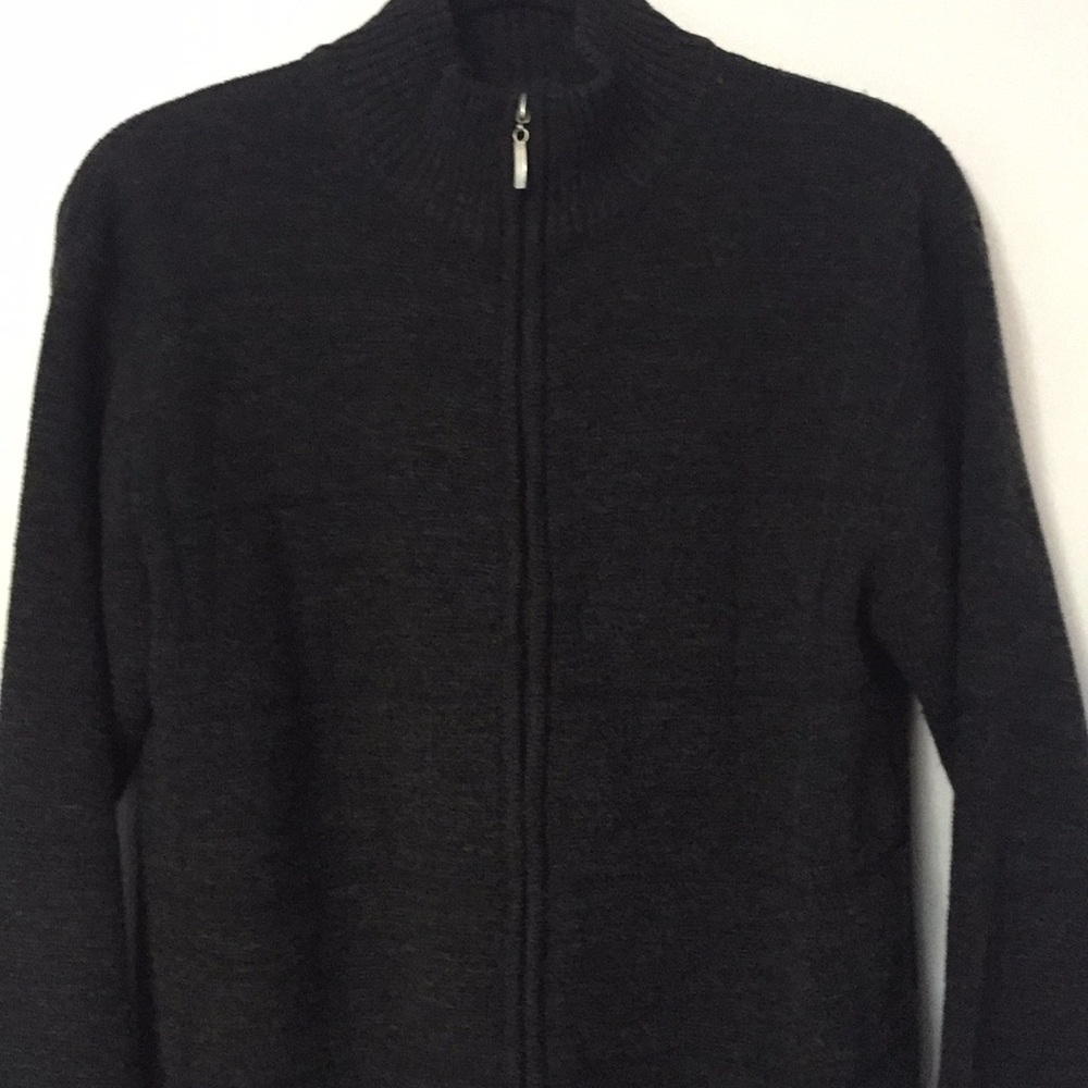 Men’s  Zip up Sweater acrylic-wool